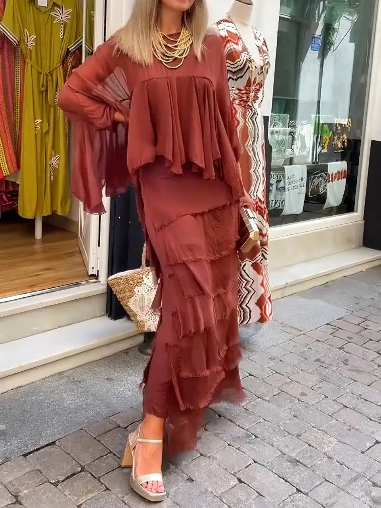 Vestido Volantes