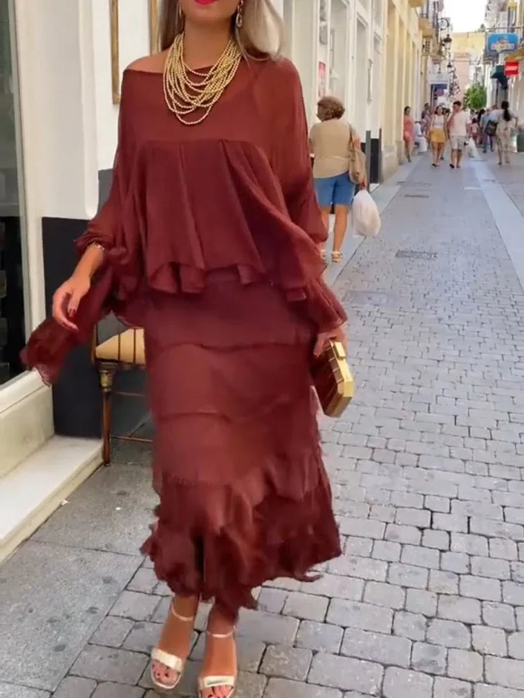Vestido Volantes